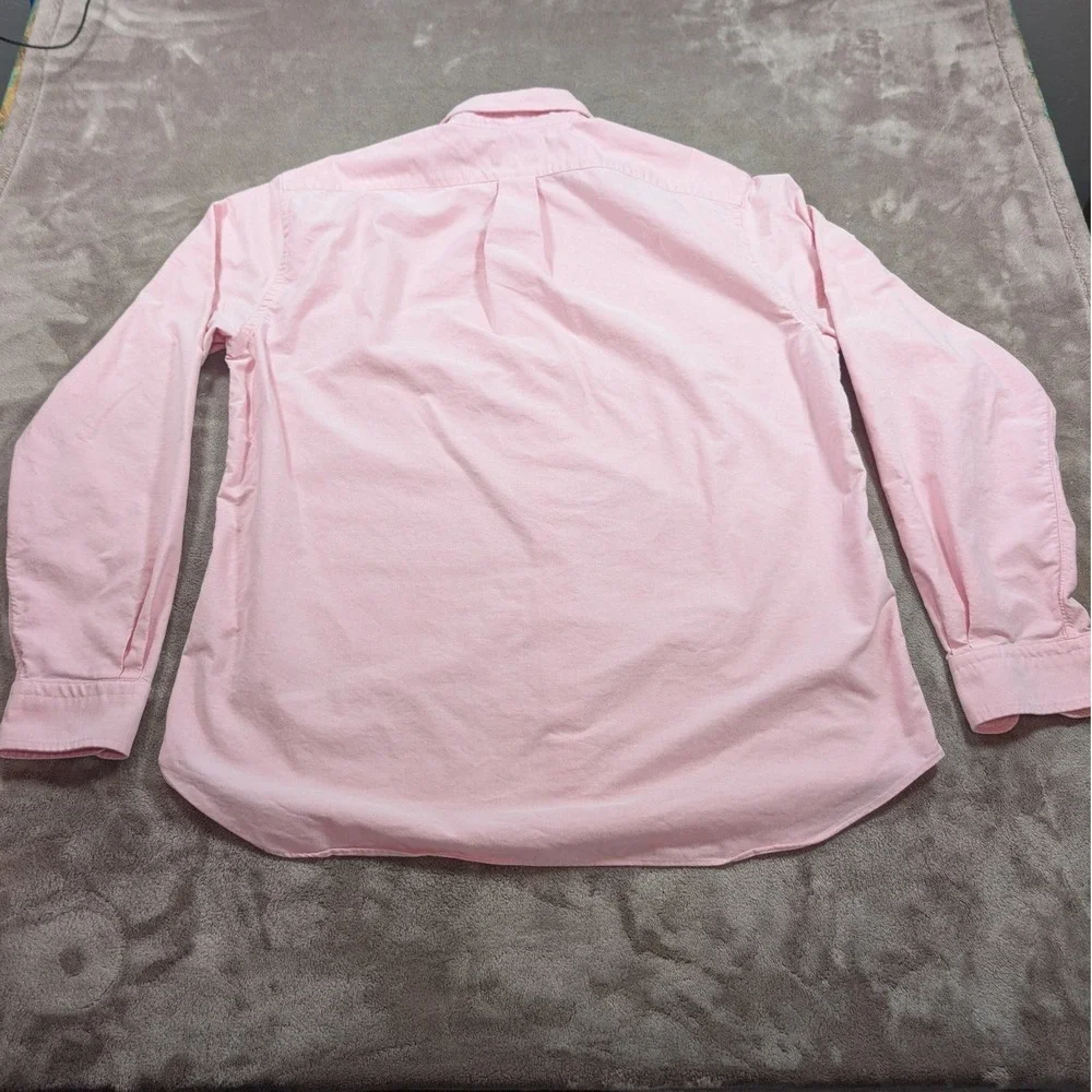 Duck Head Button Down Shirt Mens XL Pink Oxford Cloth Long Sleeve Made in USA